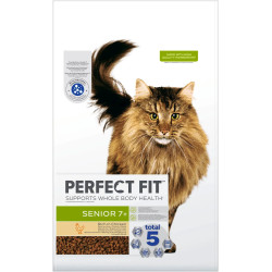Sac de croquettes pour chat senior Poulet 7 kg PERFECT FIT