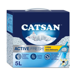 Litière pour chat agglomérante Active Fresh 5 L CATSAN