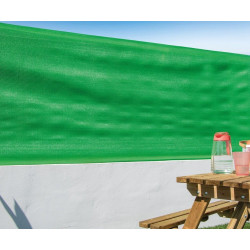 Brise-vue tissé vert Recynet 1 x 10 m | Intimité extérieure