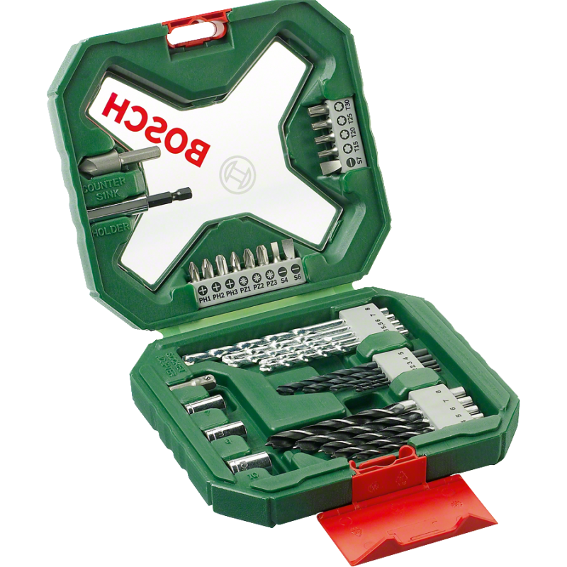 Set 34 accessoires X-Line BOSCH – Polyvalence | BOSCH

