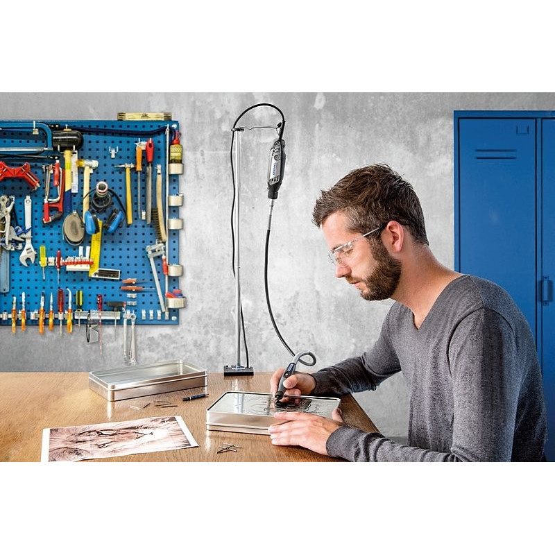 Support potence Dremel – Stabilité parfaite | DREMEL Support potence Dremel – Stabilité parfaite | DREMEL