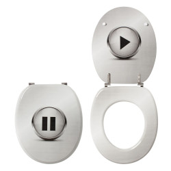 Abattant WC Trendy Line Play/pause – Design Moderne | WIRQUIN