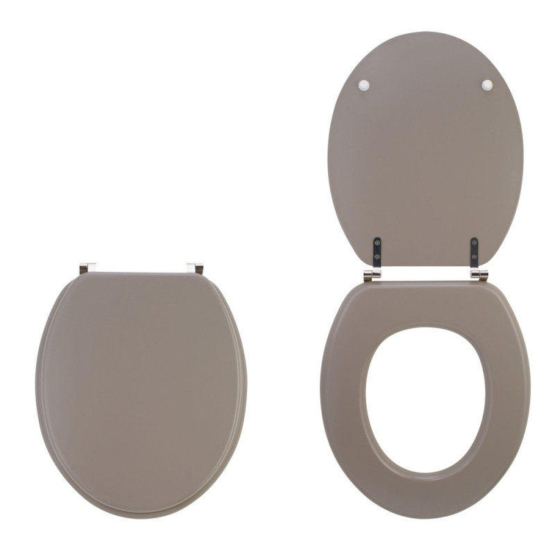 Abattant de toilette Color Line taupe WIRQUIN