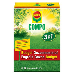 Engrais gazon Budget 3 kg COMPO