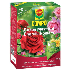 Engrais Rosier 2kg COMPO – Nourrit et protège vos roses | COMPO