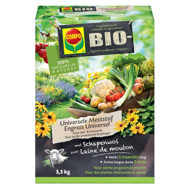 Engrais universel bio 3,5 kg COMPO