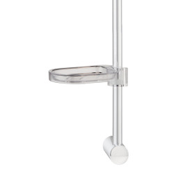 Grand porte-savon D25 Chromé – Accessoire salle de bain | WIRQUIN