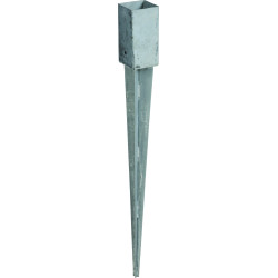 Ancre de sol galvanisée 70x70x750mm – Fixation Robuste | PRACTO GARDEN