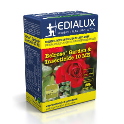 Action préventive et curative pour rose Belrose Garden & Insecticide 115 ml EDIALUX