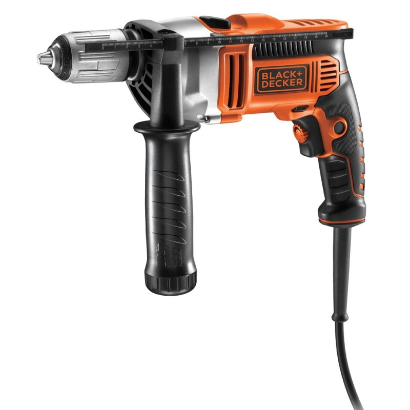 Perceuse filaire électrique KR705S32-QS 750 W BLACK+DECKER