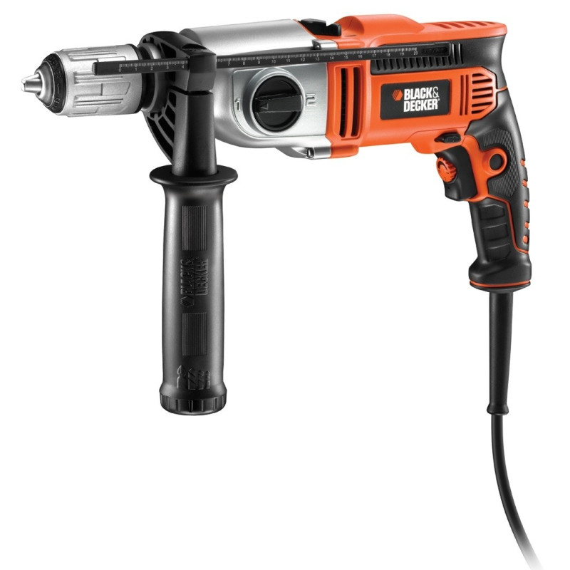 Perceuse à percussion électrique KR8542K 850 W BLACK+DECKER