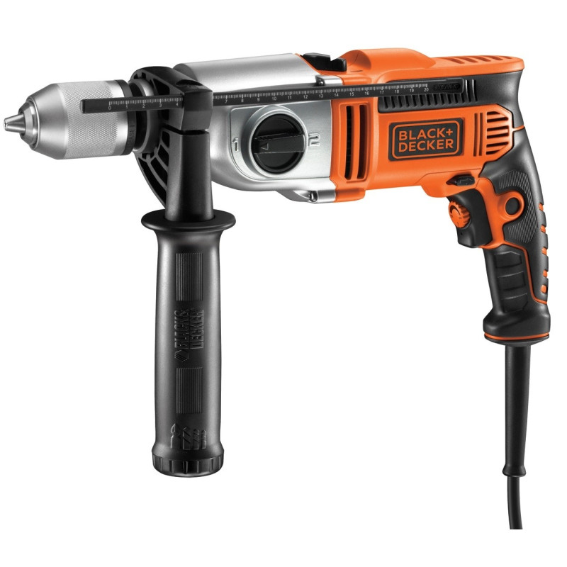 Perceuse à percussion électrique KR911K 910 W BLACK+DECKER