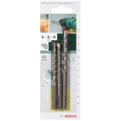 Set de forets béton 3 pièces SDS-Quick BOSCH Set de forets béton 3 pièces SDS-Quick BOSCH