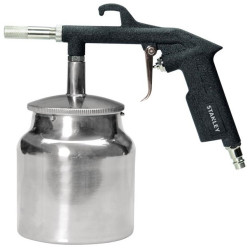 Pistolet de sablage avec raccord rapide pour compresseur STANLEY