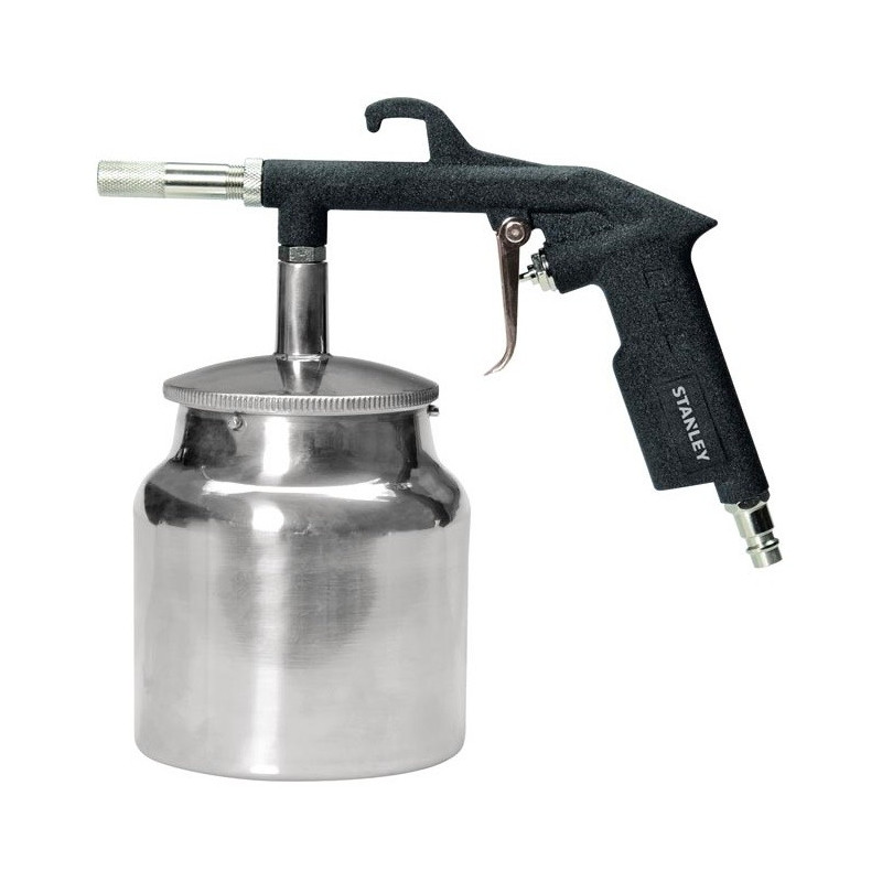 Pistolet de sablage avec raccord rapide pour compresseur STANLEY