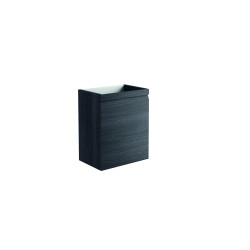 Meuble lave-mains Accent 40cm – Chêne anthracite | ALLIBERT

