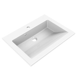 Plan de toilette Slide blanc 60 cm – Élégance et Praticité