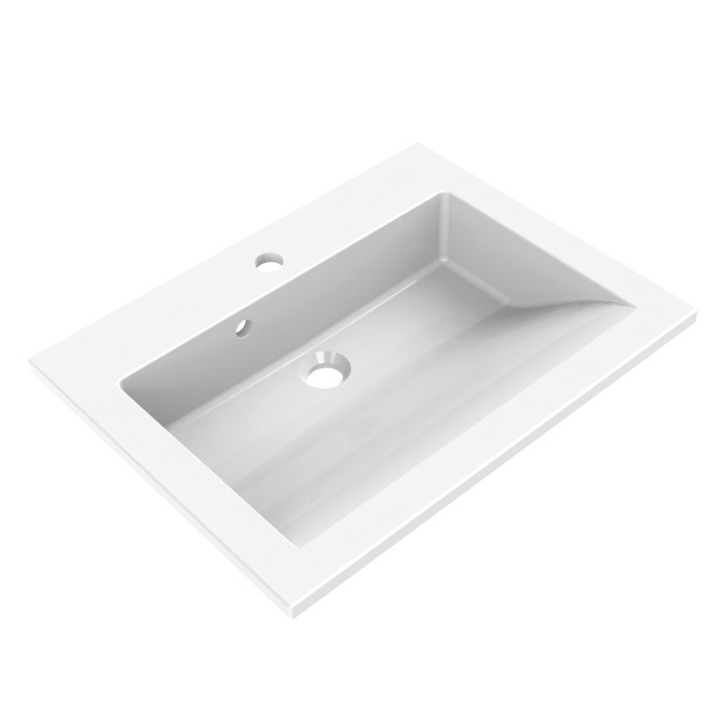 Plan de toilette Slide blanc 60 cm ALLIBERT