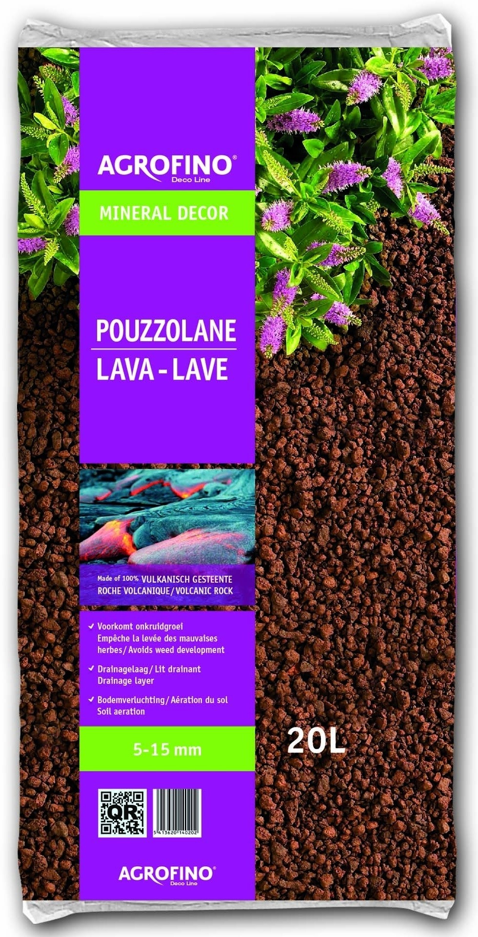Pouzzolane 10/20 mm - Jardinet - Équipez votre jardin au meilleur prix