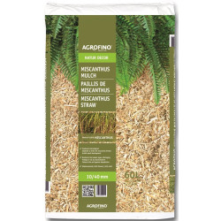 Couvre-sol décoratif Paillis Miscanthus 60 L AGROFINO