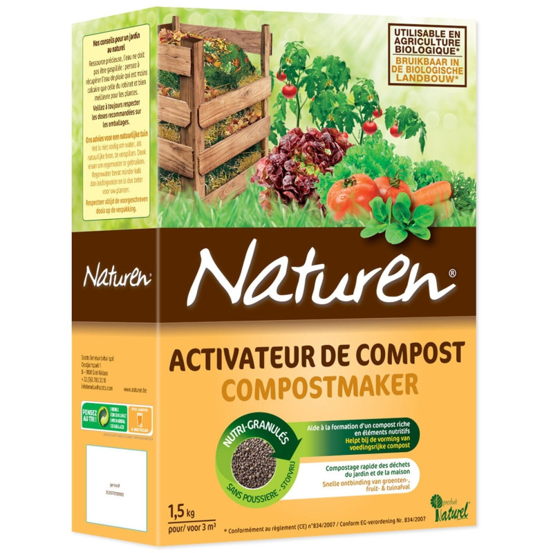 Activateur de compost naturel 1,5 kg - Webshop - Matelma