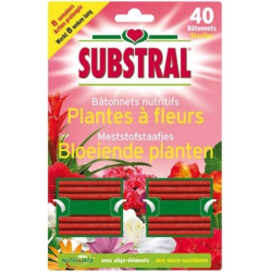 Bâtonnets Engrais Fleurs 40pcs – Nourrit vos plantes | SUBSTRAL