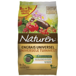 Engrais universel pour jardin 8 + 3 kg gratuit NATUREN