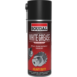 Graisse Blanche Lubrifiante Spray 400ml SOUDAL – Lubrifie & Protège | SOUDAL