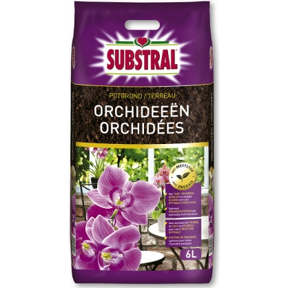 Terreau pour orchidées 6 L SUBSTRAL