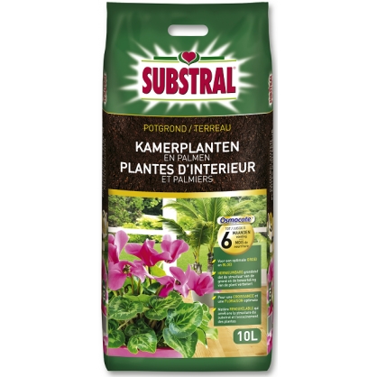 Terreau pour plantes d'intérieur et palmiers 10 L SUBSTRAL