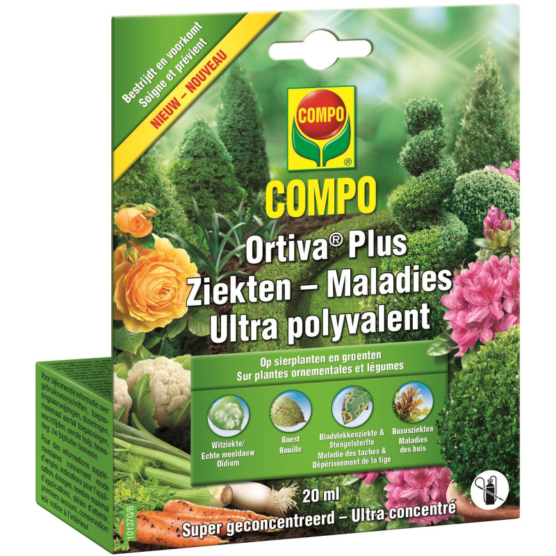 Fongicide polyvalent Ortiva Plus 20 ml COMPO