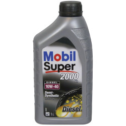 Huile moteur Semi-Synthetic Super 2000 X1 Diesel 10W-40 1 L MOBIL