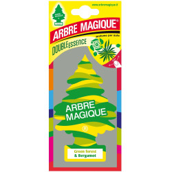 Désodorisant Forêt Verte et Bergamote – Fraîcheur Auto