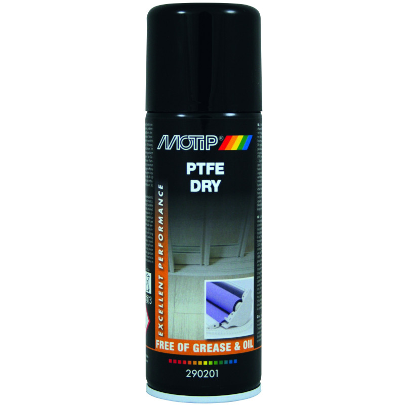 Lubrifiant sec PTFE Dry 200 ml MOTIP