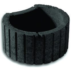 Bac à fleur béton Lune anthracite – Élégance jardin | COECK