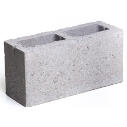 Bloc de béton creux certifié BENOR 39 x 19 x 14 cm