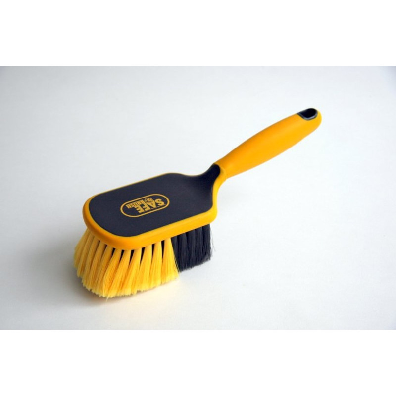 Brosse à main Super Solid en polyester doux avec poignée courte