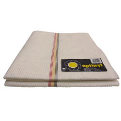 Torchon tissé blanc 60x70 cm – Absorbant et résistant | BOBRUSH