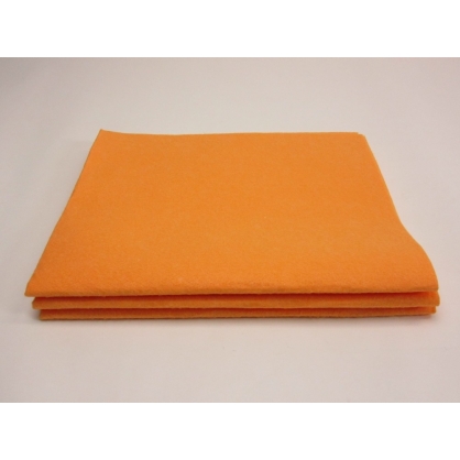 Torchon viscose, orange, 60 x 70 cm.