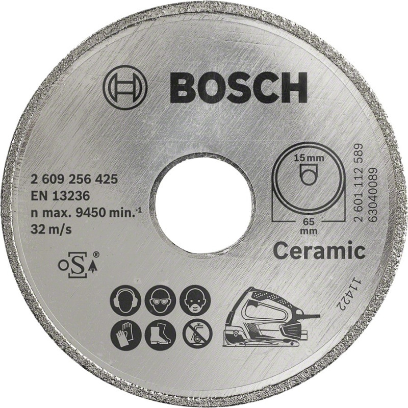 Lame diamantée Ø 65x15 mm pour PKS 16 Multi BOSCH