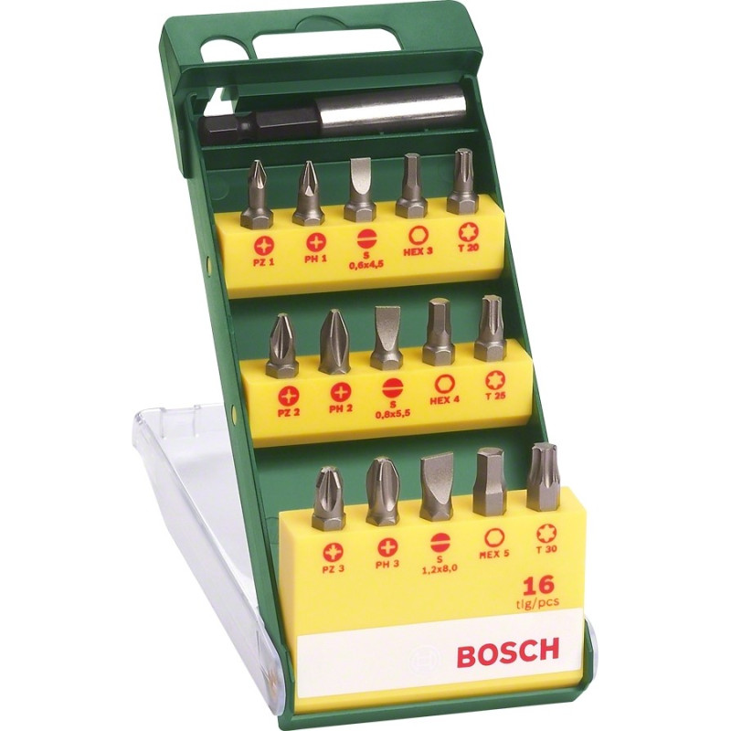 Coffret d'embouts de vissage 15 pièces BOSCH