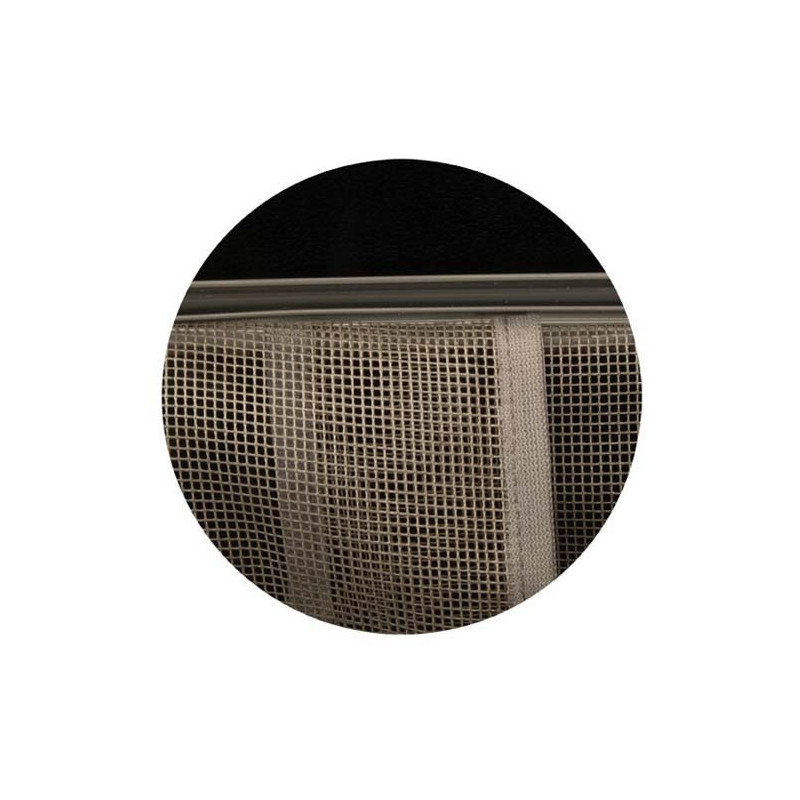 Moustiquaire Kansas grise 100x220cm – Protection | CONFORTEX

