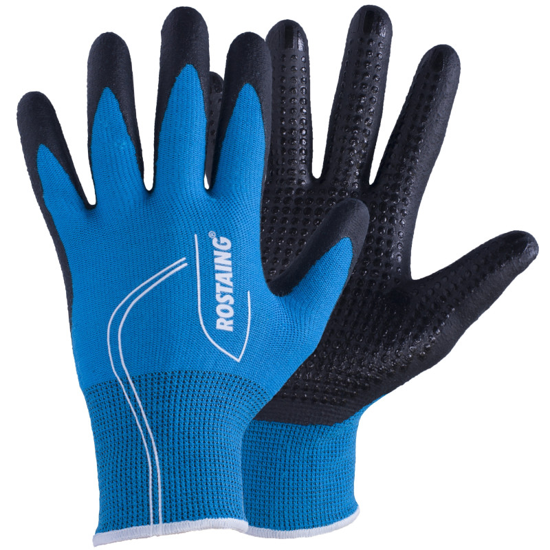 Paire de gants pour potager Canada Bleu taille 7 ROSTAING