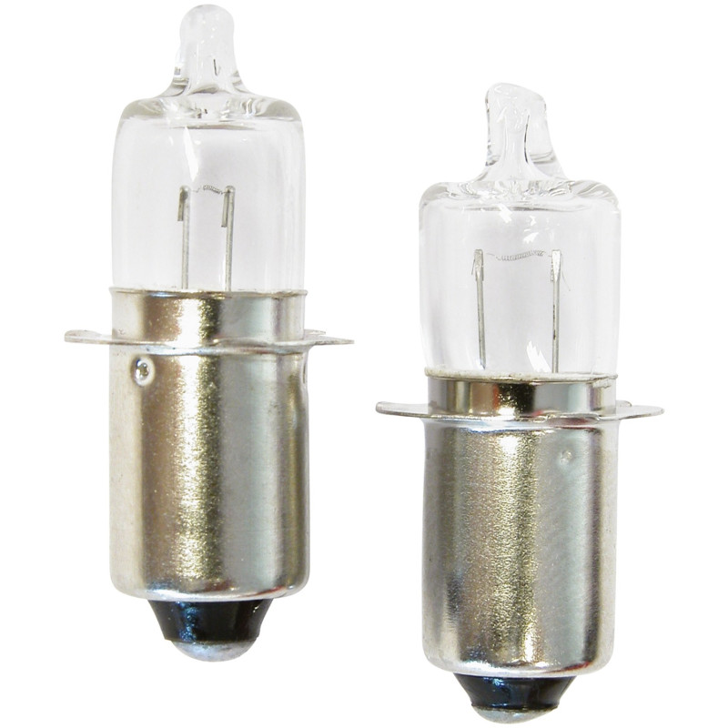 Ampoules halogène 6 V pour phare de vélo 2 pièces