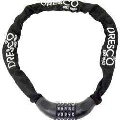 Chaîne antivol à code 90 cm – Sécurité Vélo | DRESCO Chaîne antivol à code 90 cm – Sécurité Vélo | DRESCO