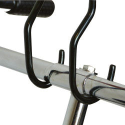 Crochets de suspension pour vélo – Rangement de garage optimisé | DRESCO Crochets de suspension pour vélo – Rangement de garage optimisé | DRESCO
