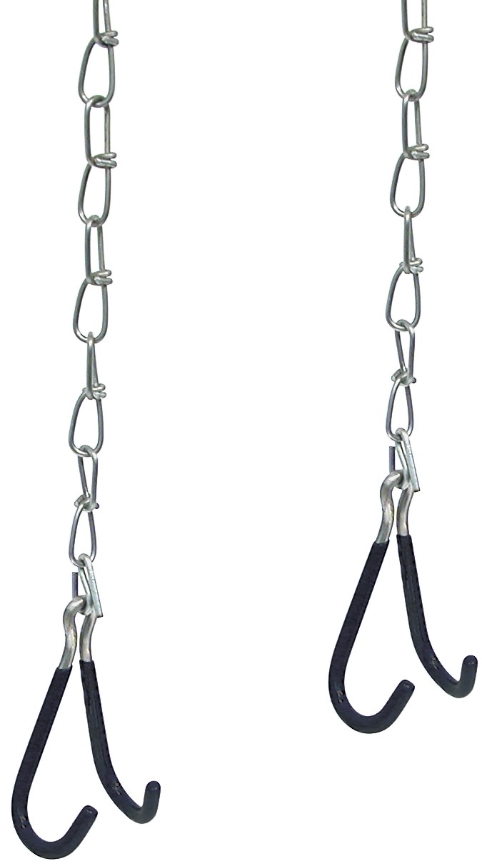 Crochets de suspension pour vélo avec chaîne 2 pièces
