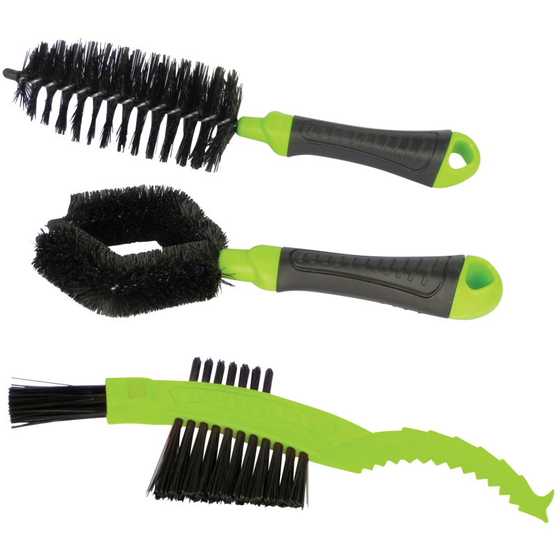 Brosses pour le nettoyage de vélos 3 pièces