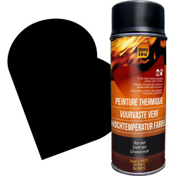 Peinture thermique noir 400ml FOREVER – Haute résistance | PYROFEU