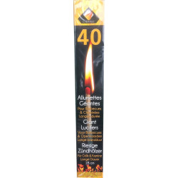 Allumettes géantes 28cm – Allumage facile barbecue | CHEMINETT